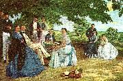 Frederic Bazille sloaktmotet painting